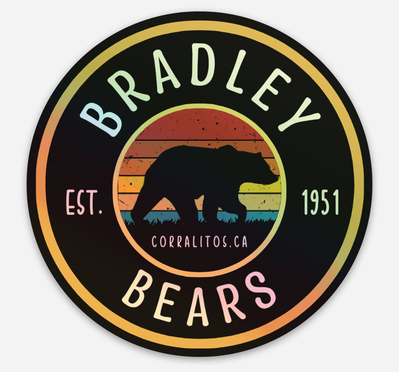 3 " x 3" Holographic Sticker