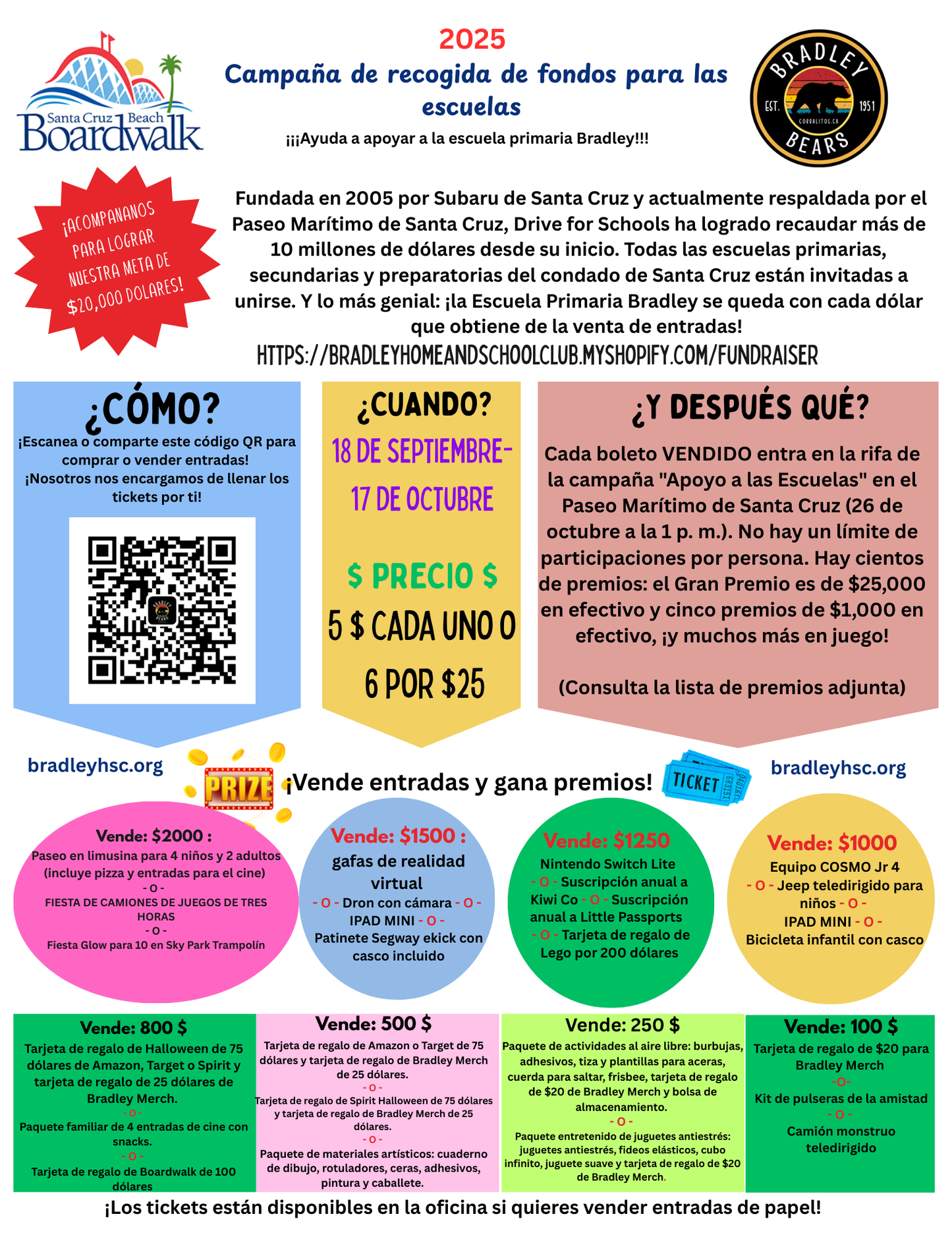Drive For Schools Raffle Tickets